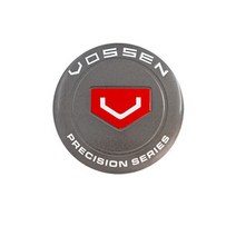 4개/몫 45MM VOSSEN 정밀 시리즈 자동차 휠 센터 허브 캡 스티커 배지 엠 블 럼 데 칼, 07 GRAY ONE_01 45MM