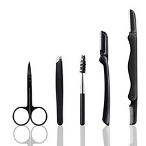 Eyebrow Razor 5 in 1 Eyebrow Kit Professional Eyebrow Grooming Set Eyebrow Trimmers Set for Women