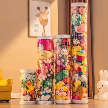 소록소록투명 원통 인형 정리함 수납 보관함 봉제인형 진열대 대형 수납 인테리어, 150cm회전형