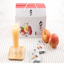 [영주마실]저온착즙 사과즙 애플순100% 110ml 30포 4박스, 단품, 단품