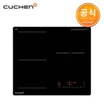 쿠첸공식대리점 3구 빌트인 인덕션 CIR-O2IH33FLBIA 전기렌지 전기레인지 (기본설치무료)