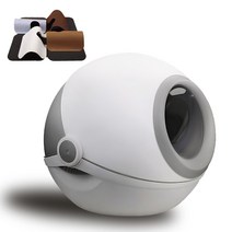 우주화장실 고양이 특대형 간편 청소 모래삽 필터 사막화방지, 세트 C