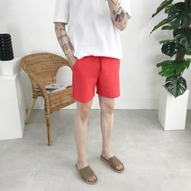 모룸 남여공용 3단쭈리 4부 여름 편한 트레이닝반바지 5컬러