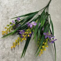 나무 장식 조화 생화같은 인조 유채 꽃 모조 플라스틱 홈 웨딩 파티 사무 용품, purple