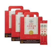 청춘백서 6년근 고려홍삼정 데일리스틱 골드, 10g, 3박스(300포)