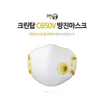 크린탑 1급 방진마스크 C650V, 40개