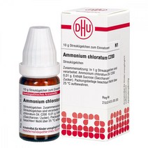 [독일 내수 정품](암모늄)AMMONIUM CHLORATUM C 200 Globuli 10g