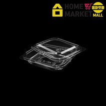 과일포장용기/야채포장용기/사각용기세트 (PET) IP-205 투명 800개 16x3x12cm