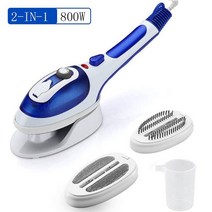 자취생필수품 스팀 다리미 자취템 여행용 핸디 스팀다리미 800w 휴대용 의류 기선 2 in 1 플랫 아이언 의류 가정용 패브릭 휴대용 의류 다림질 브러시, 나는 220v