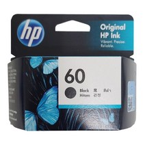 HP정품잉크 No.60 CC640WA F2410 D2566 D2660 검정