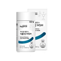 지쿱 제너럴 밸런스 식물성 MSM/식약처인증/관절연골, 120정, 1개