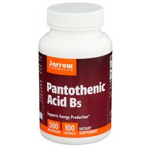 자로우 포뮬러 판톤텐산 B5 500mg 식물성 캡슐 100정 1개