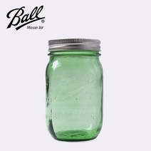 1p 유리병 퍼펙션 그린 볼 950ml 쿼터 메이슨자, hanp01 본상품선택