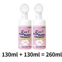 더독 2in1 풋 버블 반려동물용 클렌져, 260ml, 3개