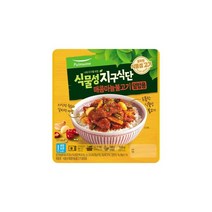 풀무원지구식단 가정식 식물성지구식단 매콤마늘불고기 덮밥용 (165gx1EA) 별식 술안주 간편식 캠핑 혼밥 자취 튀김, 4개