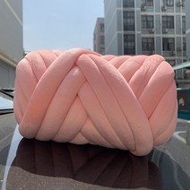 1KG 손 뜨개질 짠 실 바구니 담요 카펫 거대한 원사 벨벳 두꺼운 슈퍼 부피가 큰 청키 DIY 팔 니트, 25 X 1kg
