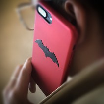 바라보고 차량 스마트폰 마그네틱 자석 철판 메탈 플레이트 패치, 1개, 메탈 플레이트 패치 - 스파이더맨