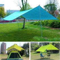 KFP 렉타 타프(300x295cm)/캠핑/야외그늘막/헥사타프, 색상:블루, 단품