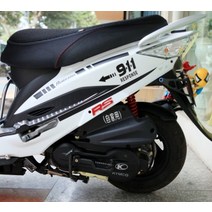 오토바이 바이크 풀 데칼 세트 스티커 6종, 그린