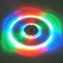 LED 컵받침 티코스터 아크릴 홈파티 라운드 원형 컬러, 단품