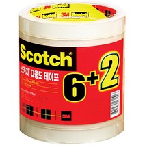 502-8 스카치 다용도 테이프 3인치 코어 6＋2 (12mm X 20m/8롤)