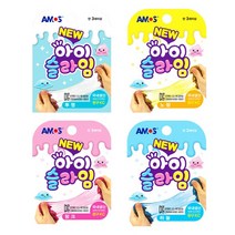 아모스 아이 슬라임 70g 완구 투명, 40개