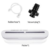 식품교반충진기 SaengQ-음식 진공 포장기 220V/110V 상업 및 가정용 비닐봉지 10 장, 08 white-2pcs_02 EU-220V, 02 EU-220V