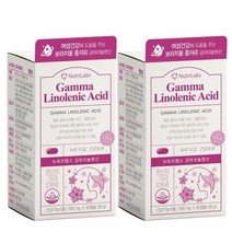 뉴트리랩스 감마리놀렌산 600mg 60캡슐 x 2박스 미국산 피부과민 면역과민개선 혈행개선 월경증후군 생리영양제, 2통
