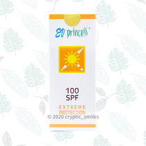 선크림 뉴 EV 프린세스 100 SPF 익스트림 프로텍션 선블록 로션 (60mL) Exp