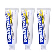 투스노트 테라피 치약 바질레몬향, 100g, 3개