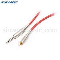 카나레 오디오케이블 GS6F15F9RED 6.3mm(TS)-RCA타입 1미터