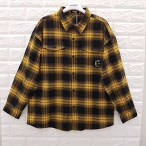 [에꼴리에] 21년 가을 겨울간절기 신상! **고품질 중저가격~ 빠른배송** 주니어 남아용 *똑딱이 스냅 단추* 멋스럽고 세련되며 편안한 코디하기 쉬운 스트릿 체크 스냅 셔츠