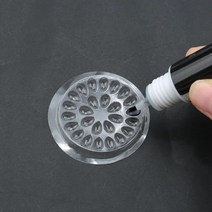 물방울 글루 팔레트 씨앗글루판 글루팔레트 속눈썹연장재료 속눈썹연장 50개입, 1개