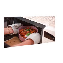 갈치구이 통삼겹살구이 실리콘프라이팟 22cm 생선구이 실리콘전자렌지용기 에어프라이어용 전자렌지냄비, 22cm 그레이
