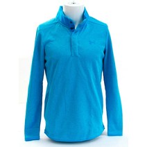 [122357]Under Armour 언더아머 골프 블루 UA 스톰 스웨터기모 헤더 스냅 모셔츠 남성 NWT