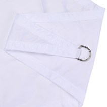 방수 사각 그늘막 썬쉐이드 차광막 옥상 팬션 정원 천막 테라스 차단막 옥상 그늘막 타프 그늘막 텐트 추석 선물, 2*3m, 하얀