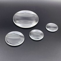 30mm 36mm 40mm 50mm 돋보기 12x 10x 8x 광학 흰색 유리 이중 볼록 렌즈 실험용 과학 기기, D50 F120 C7.5 E3