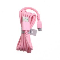 Razer Viper Ultimate Basilisk Ultimate Mouse 용 1.8m 마우스 라인 교체 내구성 PVC USB 마우스 케이블, 분홍, 02 7HH304257-PK
