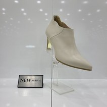 여성 스틸레토 부띠 7cm CI 아이보리 121507