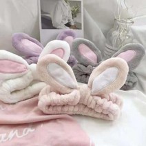 토깽이 헤어밴드 머리띠 토깽이머리띠 세안머리띠, 베이비핑크
