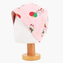 [키즈용] 레빗키즈용 기본비니 / 어린이용 환자용 암환자 뇌수술 탈모 모자 두건 항암 치료 준비 여성두건 친환경소재 면비니 기모소재 반다나 속비니