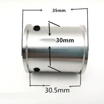 미니 폴리셔 알루미늄 합금 30mm DIY 벨트 샌더 컨베이어 구동 휠 For5/6/8/10mm 모터 스핀들 파워 연마 도구, 03 ID 6mm