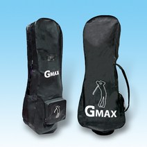 지맥스(GMAX) 접이식 골프백 항공커버 경량 방수코팅, 블랙*
