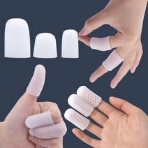 실리콘 손가락 발가락 보호 엄지 새끼 작업 핑거 케어 보호대 골무, 일반형 (스킨) 2개입