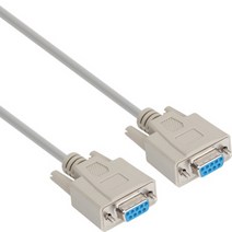 NETmate 9핀 NULL MODEM 케이블 5m NMC-SFF50 (NMC-SFF50)