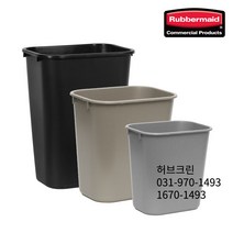 러버메이드 허브크린16701493 소프트타입 휴지통 27리터 중 사이즈 가볍고 튼튼한 쓰레기통, 1개, 검정