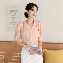 시크라인 피노사 레이스 트리밍 블라우스 CLMB-B-42