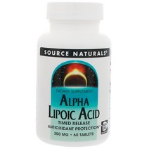 소스내추럴스 지효성 알파리포산 300mg 60정(7HUB), 단품