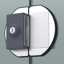 G-300 G-310 양문 강화유리 현관문 보조키 잠금장치, G310 양문, 1개
