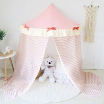 까사베르데 베베 반원 아이 캐노피 커튼 2color, 핑크